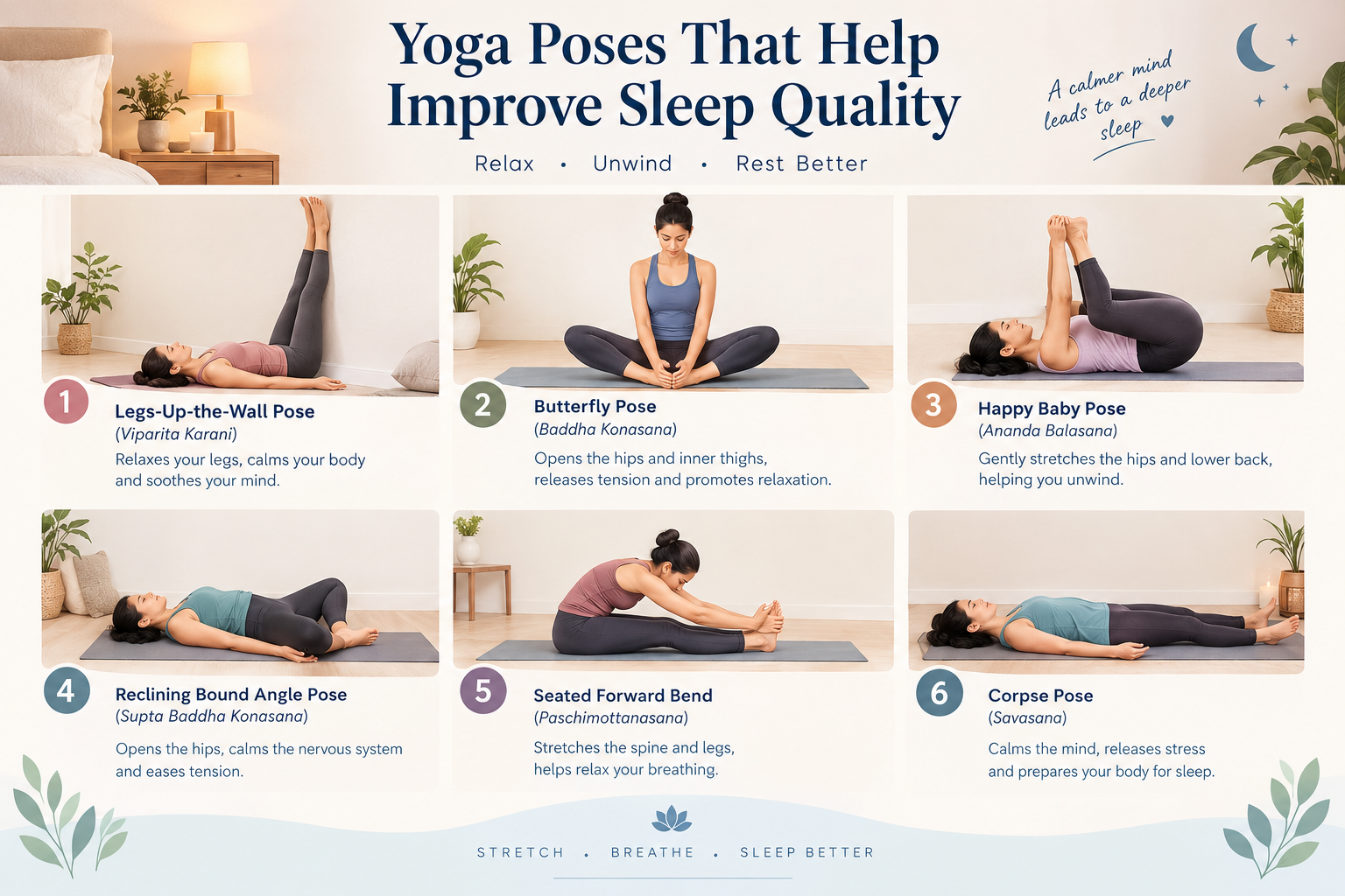 Yoga Practices That Help Improve Sleep Quality