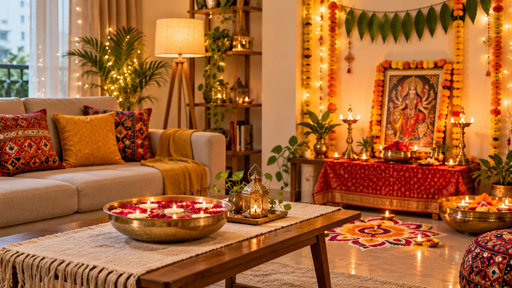 10 Quick Navratri Home Decor Ideas Under ₹1,000 (Plus What to Grab in the Online Sales)
